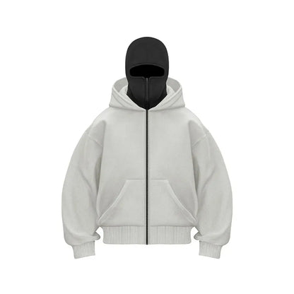 Fleece-lined Double Hooded Sweater